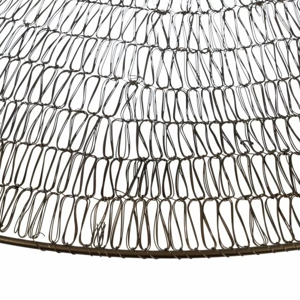 Ceiling Light 90 x 90 x 13 cm Golden Metal