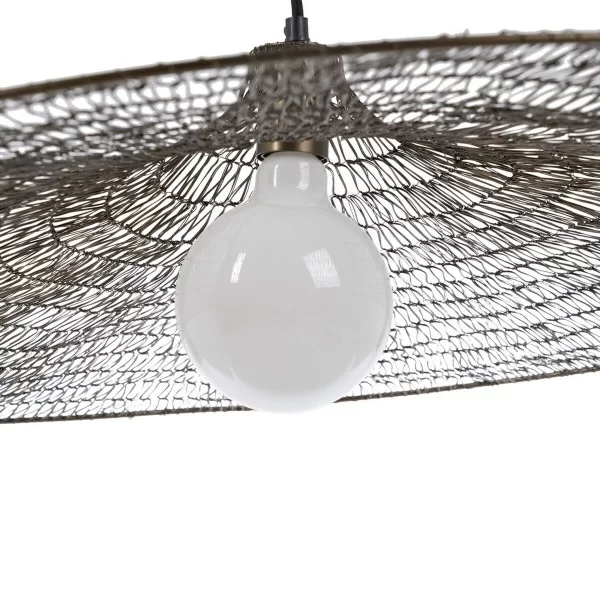 Ceiling Light 90 x 90 x 13 cm Golden Metal