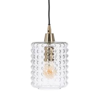 Ceiling Light Crystal Metal 16 x 16 x 28 cm