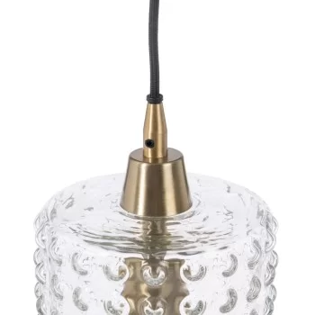 Ceiling Light Crystal Metal 16 x 16 x 28 cm 2