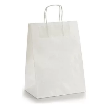 Paper Bag 24 x 12 x 40 cm White (25 Units) 2