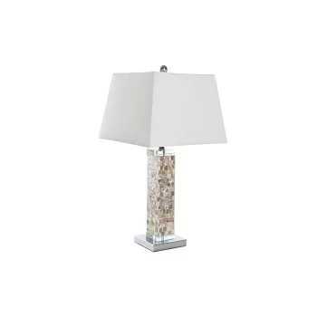 Desk lamp DKD Home Decor Crystal Grey White 220 V 36 x 36...