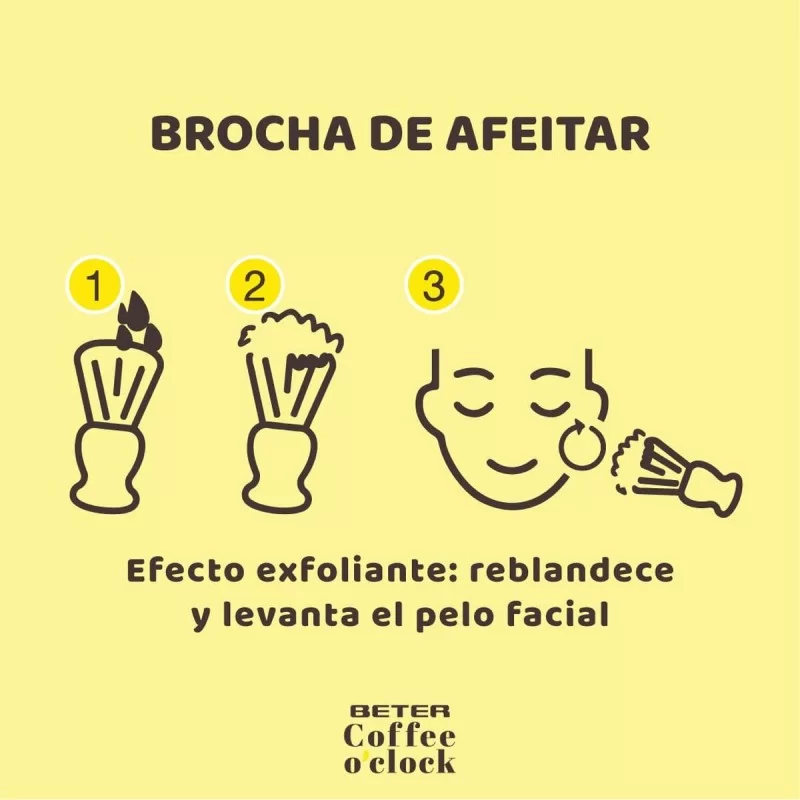 Shaving Brush Beter Coffee O'clock