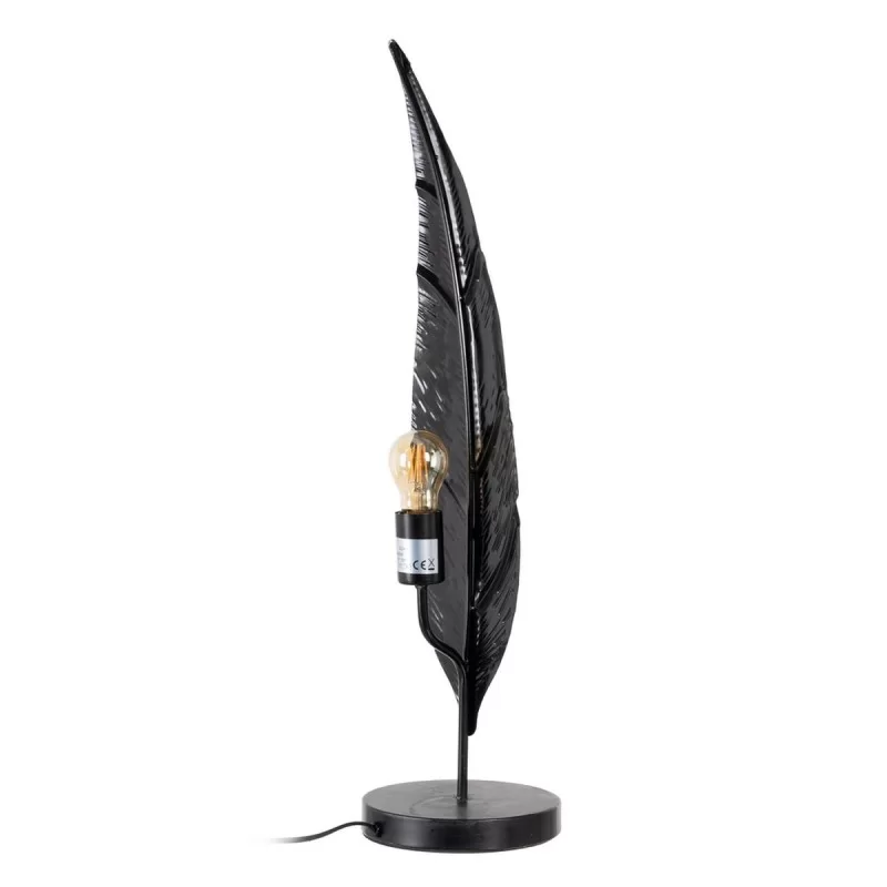 Desk lamp Black Golden Metal Iron 40 W 220 V...