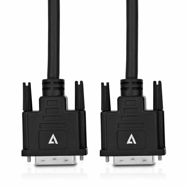 DVI Cable V7 V7DVIDVI-5M-BLK-1E Black 5 m