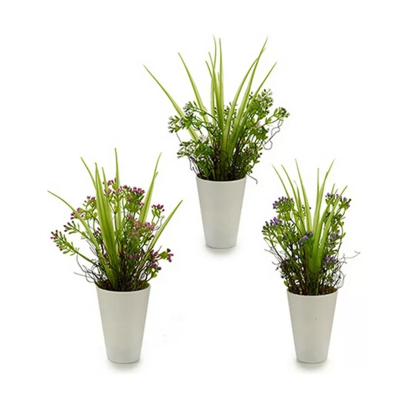 Decorative Plant Flower Plastic 12 x 30 x 12 cm...