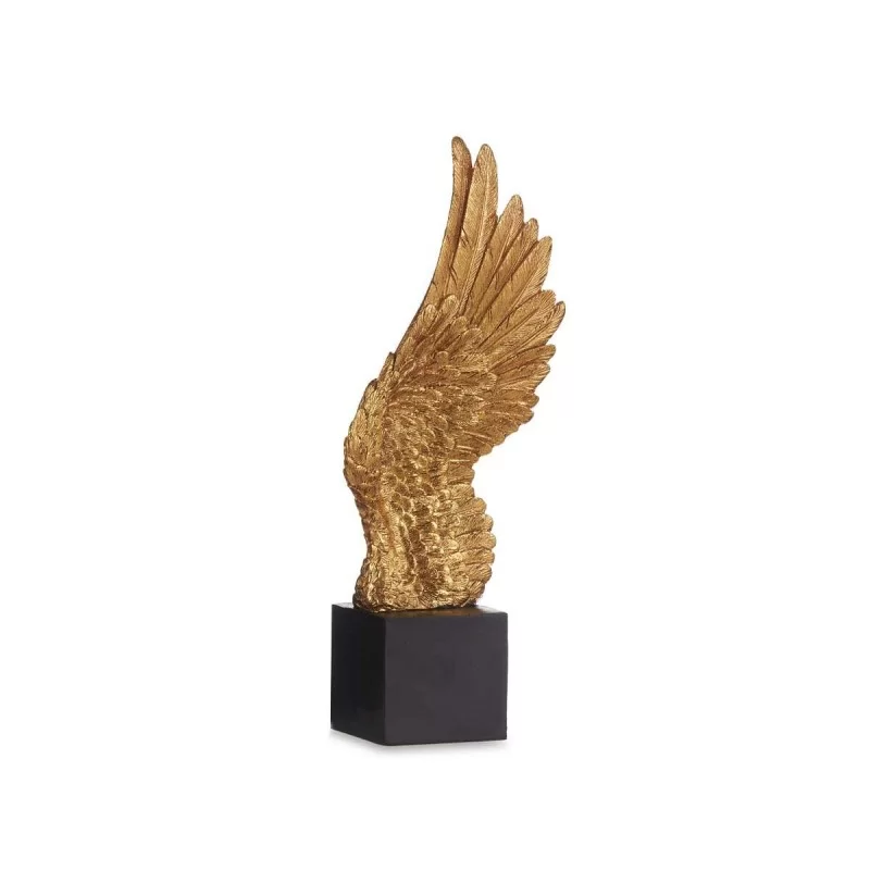 Decorative Figure Wings Black Golden 8 x 33,5 x...