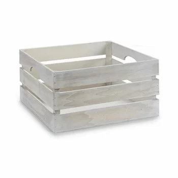 Decorative box White Wood 31 x 20 x 40,5 cm (9Units) 2