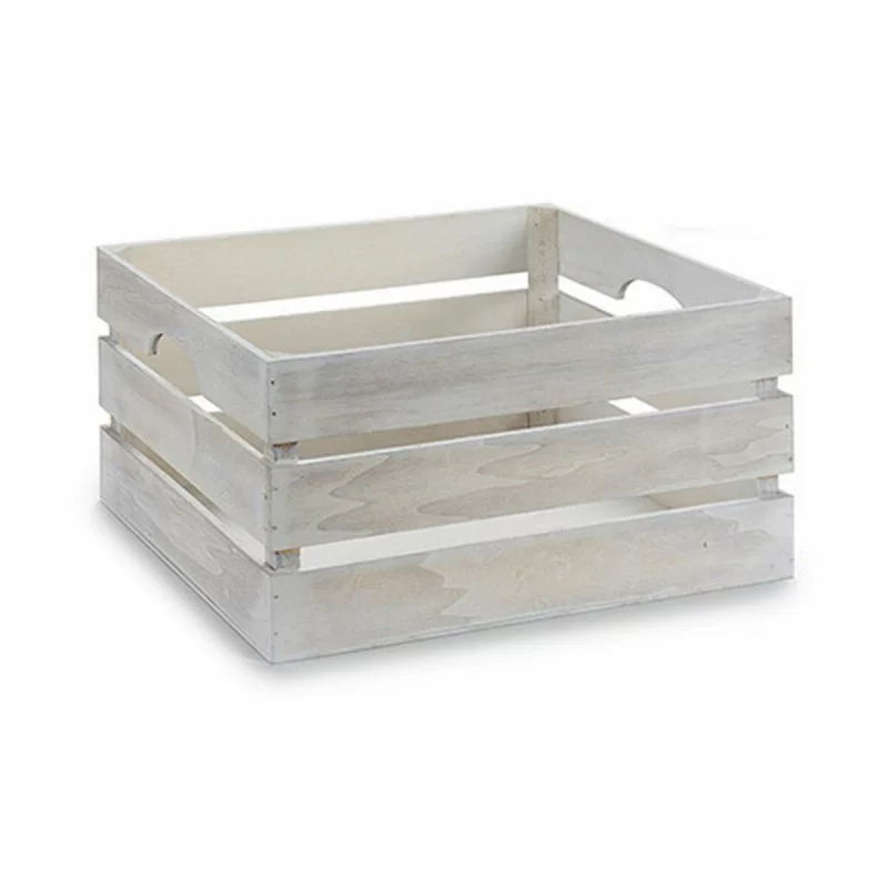 Decorative box White Wood 31 x 20 x 40,5 cm...