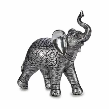 Decorative Figure Elephant Silver 27,5 x 27 x 11 cm (4... 2
