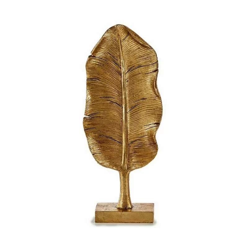 Decorative Figure Leaf of a plant Golden 6,5 x...