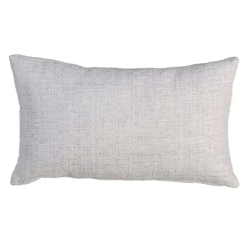 Cushion Polyester Cotton Grey 50 x 30 cm