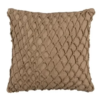 Cushion Cotton Brown 45 x 45 cm