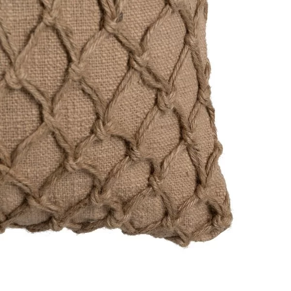 Cushion Cotton Brown 45 x 45 cm