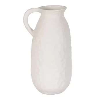 Jug White Ceramic 20 x 17 x 36 cm