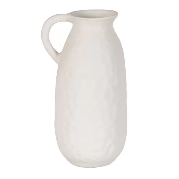 Jug White Ceramic 20 x 17 x 36 cm