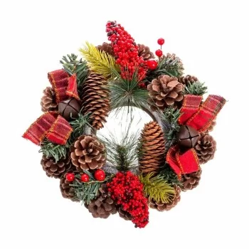 Advent wreathe Red Multicolour PVC Pineapples 22 x 22 x... 2
