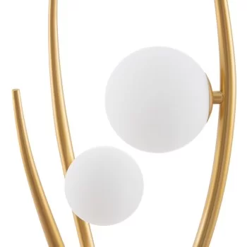 Desk lamp Golden Metal Crystal Iron Hierro/Cristal 28 W... 2