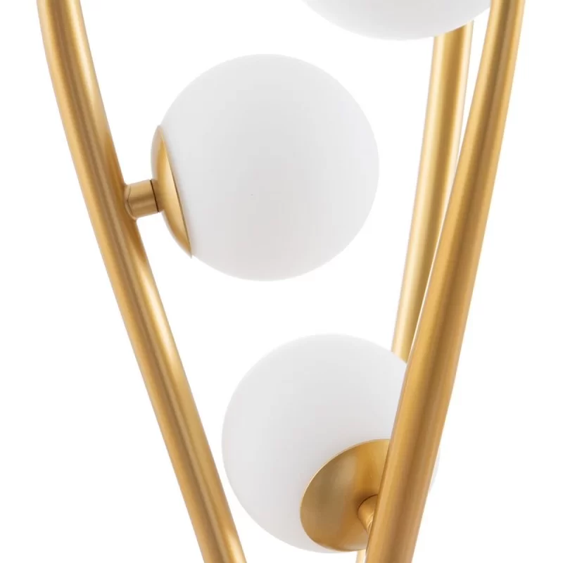 Desk lamp Golden Metal Crystal Iron...