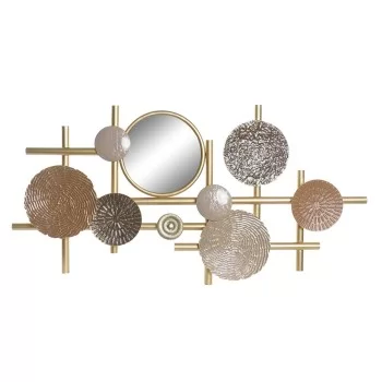 Wall Decoration DKD Home Decor Mirror Beige Golden Metal...