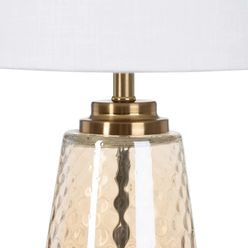 Desk lamp Golden Linen Metal Iron 40 W 220 V 28...