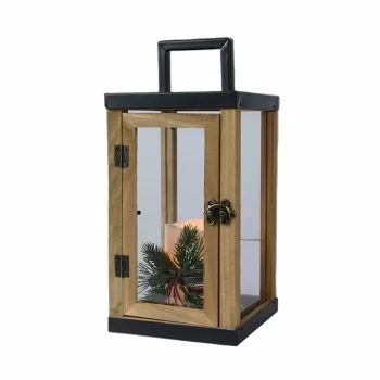 LED Lantern Lumineo 488761 Flame effect 15 x 15 x 32 cm