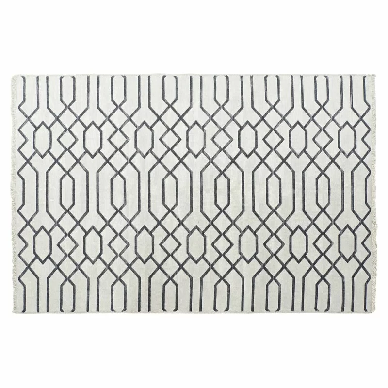 Carpet DKD Home Decor White Grey Polyester...
