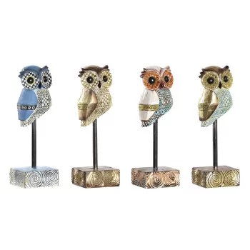 Decorative Figure DKD Home Decor Multicolour Owl Boho 6,5...