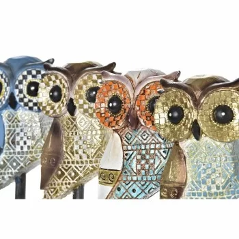 Decorative Figure DKD Home Decor Multicolour Owl Boho 6,5... 2