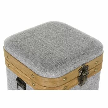 Set of decorative boxes DKD Home Decor Grey Wood... 2
