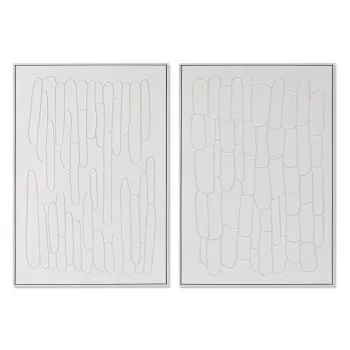 Painting Home ESPRIT Modern Urban 83 x 4,5 x 123 cm (2...