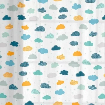 Curtain Cool Kids Clouds (140 x 260 cm) 2
