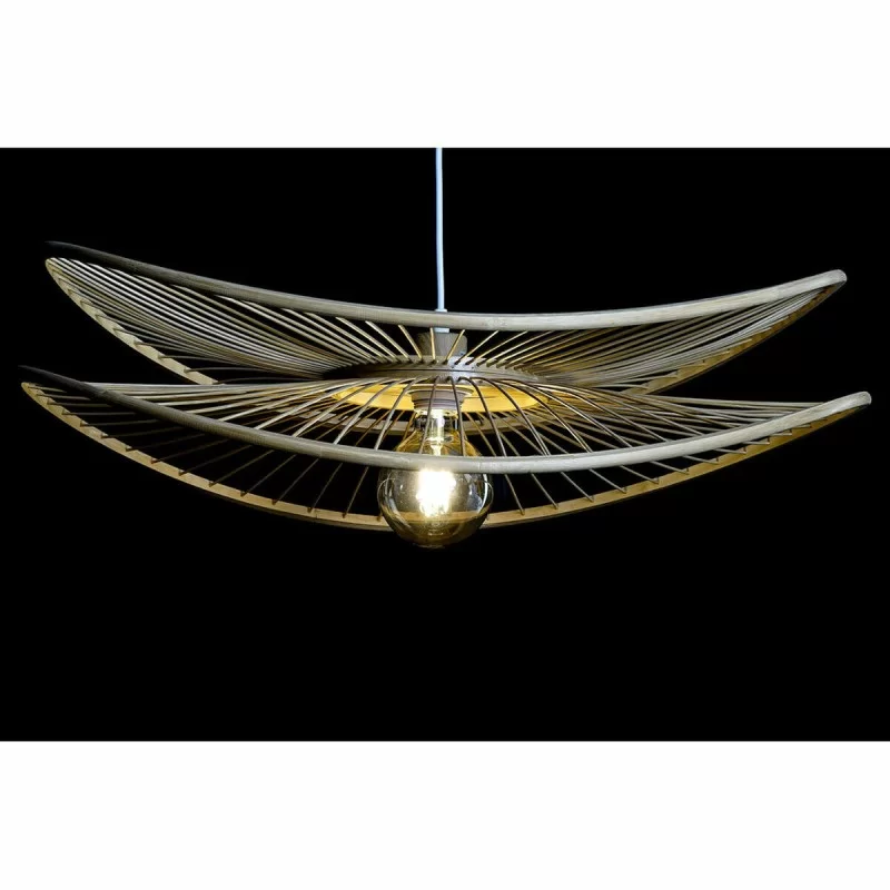 Ceiling Light DKD Home Decor Natural Bamboo 50...