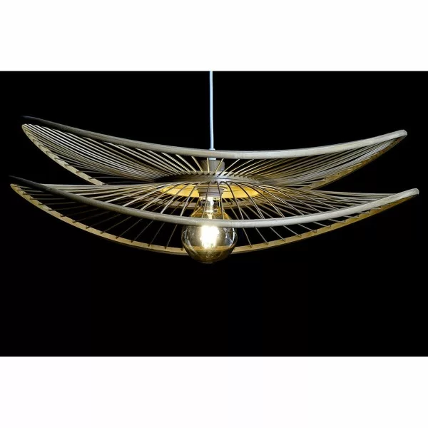 Ceiling Light DKD Home Decor Natural Bamboo 50 W 70 x 65 x 23 cm