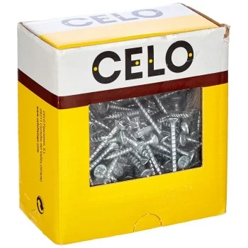 Box of screws CELO Vlox 200 Units Galvanised countersunk... 2