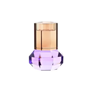 Candleholder DKD Home Decor Crystal Lilac Orange...