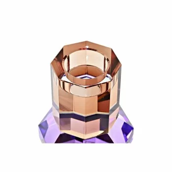 Candleholder DKD Home Decor Crystal Lilac Orange... 2