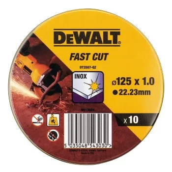Cutting disc Dewalt Fast Cut dt3507-qz 10Units 115 x 1 x...