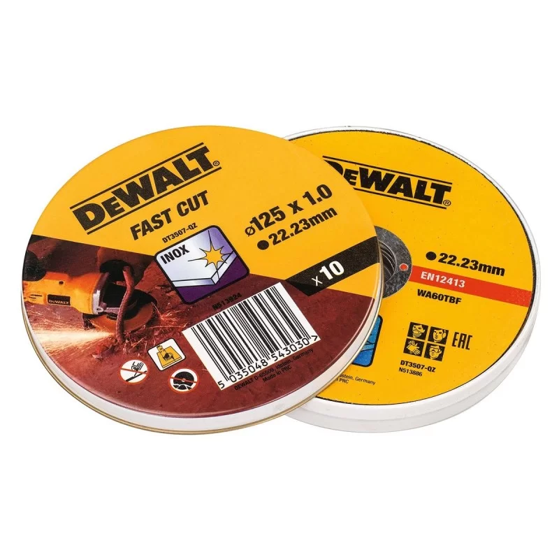 Cutting disc Dewalt Fast Cut dt3507-qz 10Units...