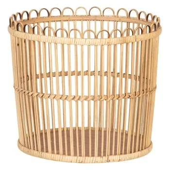 Set of Baskets 36 x 36 x 31 cm Natural Rattan (3 Pieces) 2