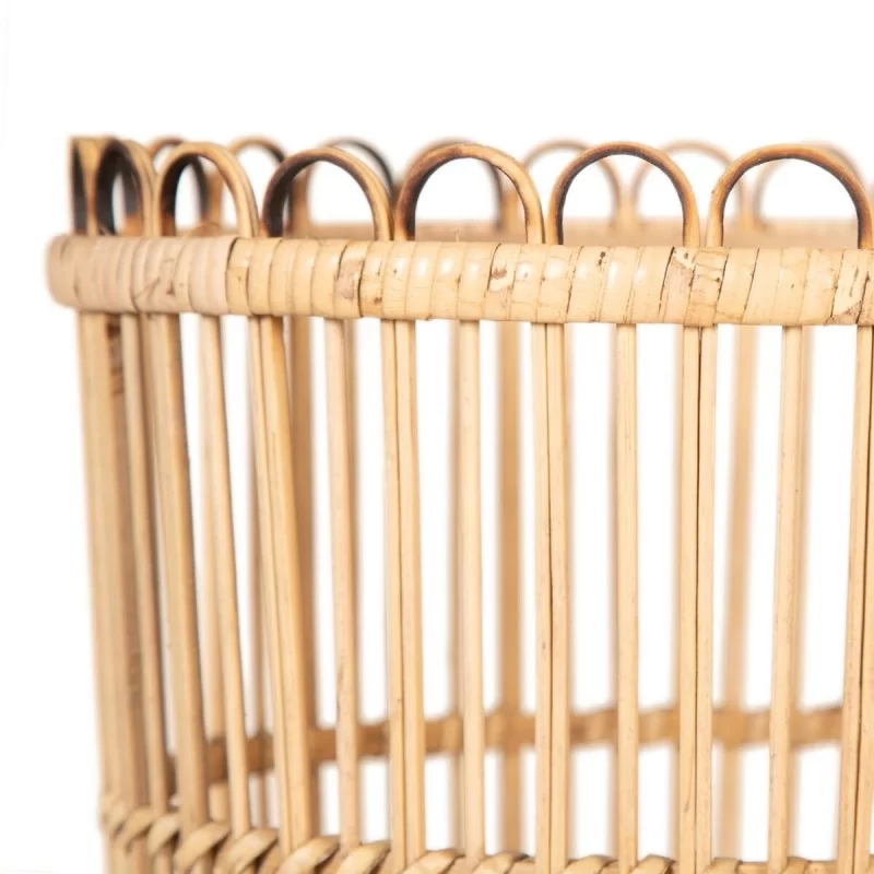 Set of Baskets 36 x 36 x 31 cm Natural Rattan...