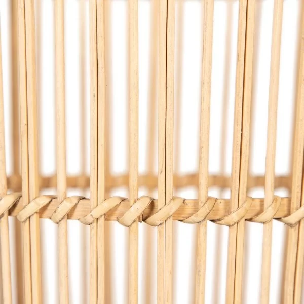 Set of Baskets 36 x 36 x 31 cm Natural Rattan (3 Pieces)