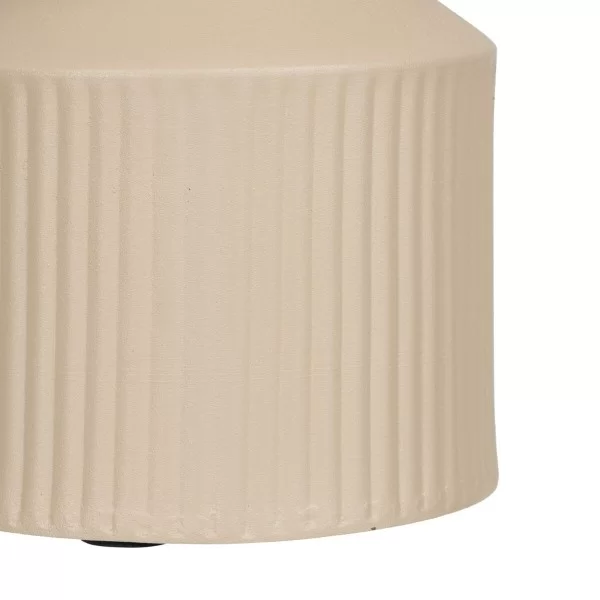 Vase 18 x 18 x 31 cm Cream Iron