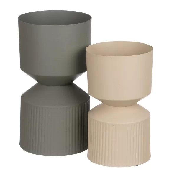 Vase Green Iron 20 x 20 x 37 cm