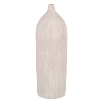 Vase Cream Ceramic Modern Sand 19 x 19 x 60 cm