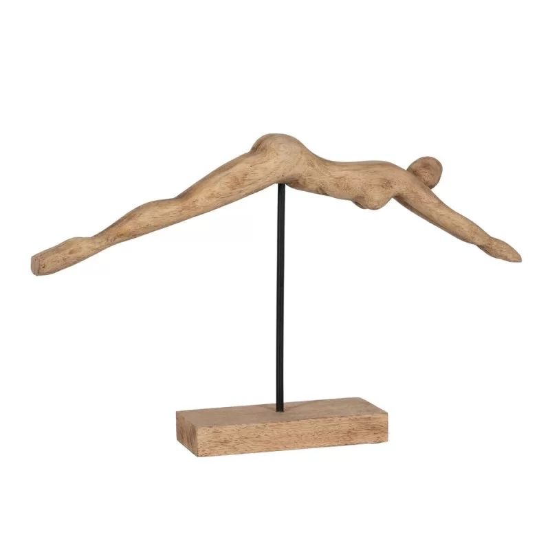 Decorative Figure Natural Lady 52 x 9,5 x 32 cm