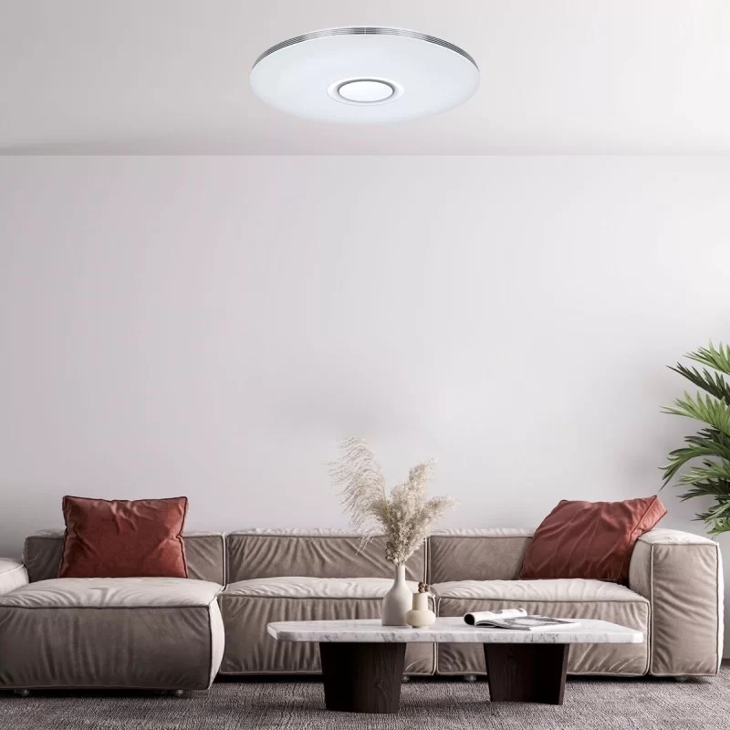 LED Flush-fitting ceiling light KSIX Aura 66,4...