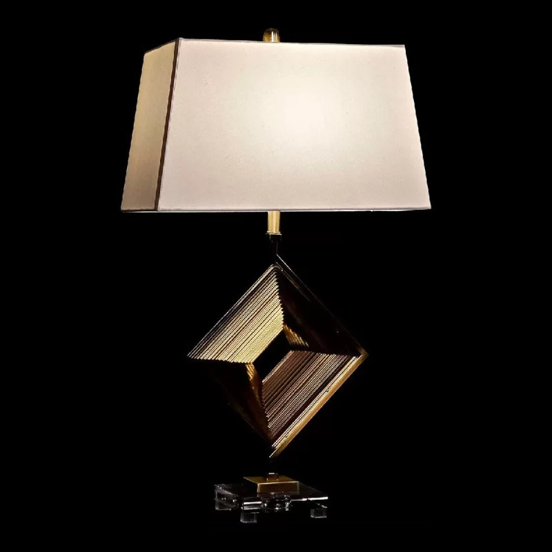 Desk lamp DKD Home Decor White Polyester Metal...