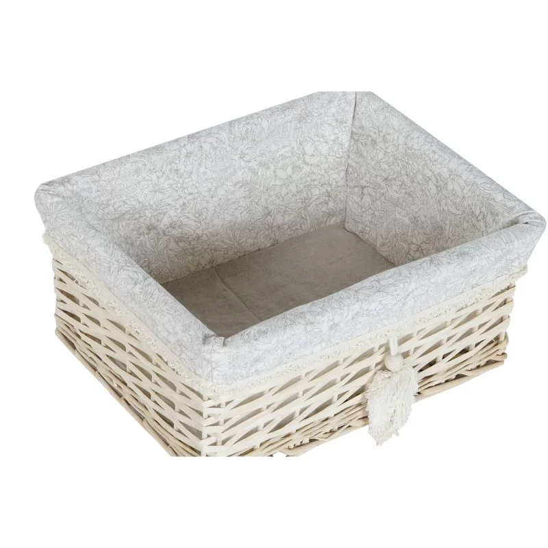 Set of Baskets Home ESPRIT Cream Natural 47 x...