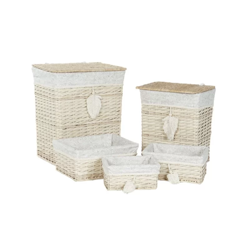 Set of Baskets Home ESPRIT Cream Natural 47 x...